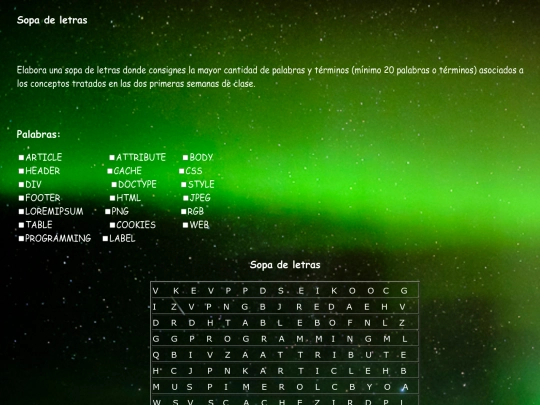programacionweb/SopadeLetras/sopadeletras screenshot