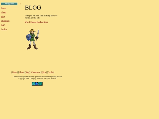 html/blog screenshot