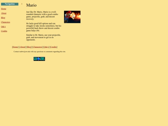 html/mario screenshot