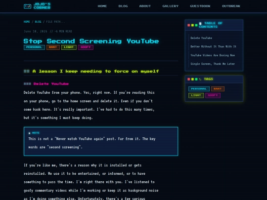 blog-yt screenshot