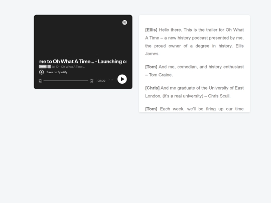 hyperaudio/hyperaudio-spotify-demo screenshot