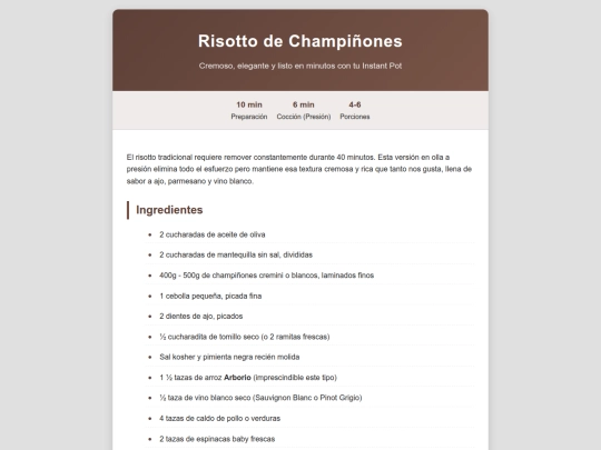 recetas/risoto_setas screenshot
