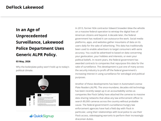 posts/2026-05-03-Lakewood-Police-Department-Uses-Generic-ALPR-Policy screenshot