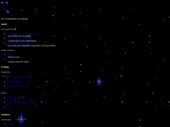 bookmarks screenshot