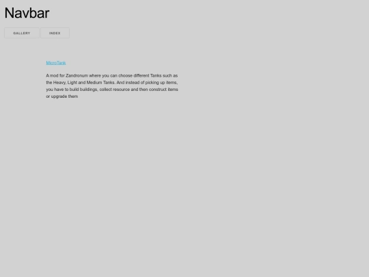 projects screenshot