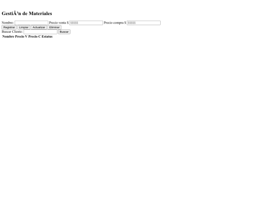 modules/moduloMateriales/view_Materiales screenshot