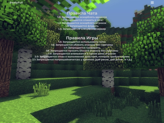 rules screenshot