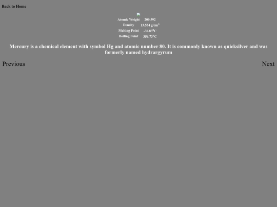 html/Hg screenshot