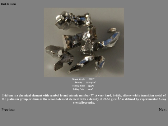 html/Ir screenshot
