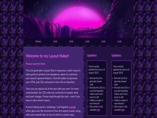 index screenshot