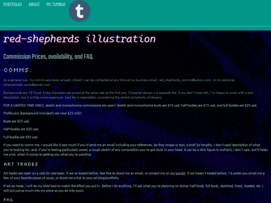 commspage screenshot