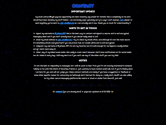 contact screenshot