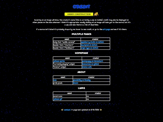 credit screenshot
