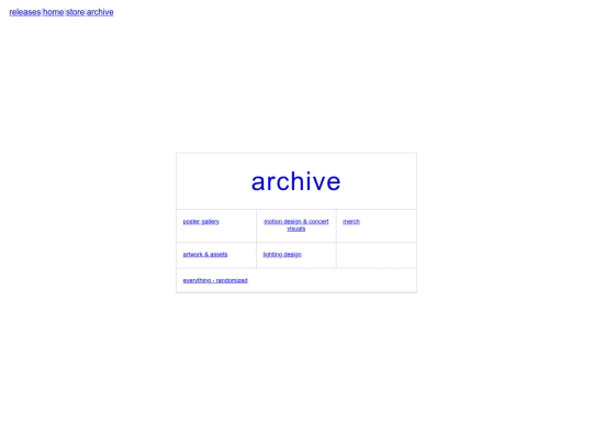 archive screenshot