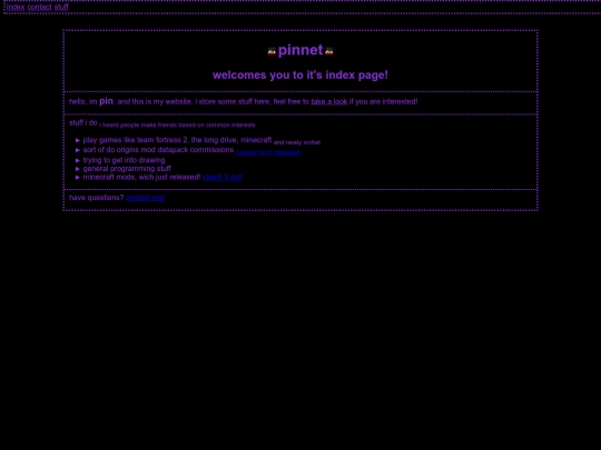 index screenshot
