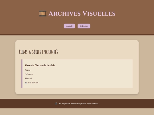 pagesfilms-series screenshot