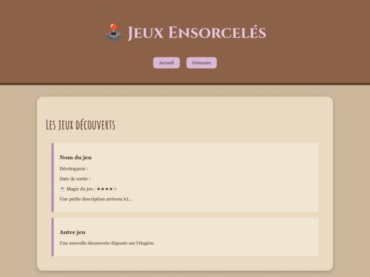 pagesjeux-video screenshot