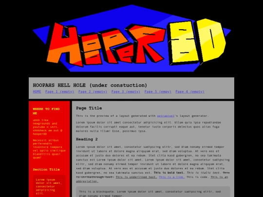 index screenshot
