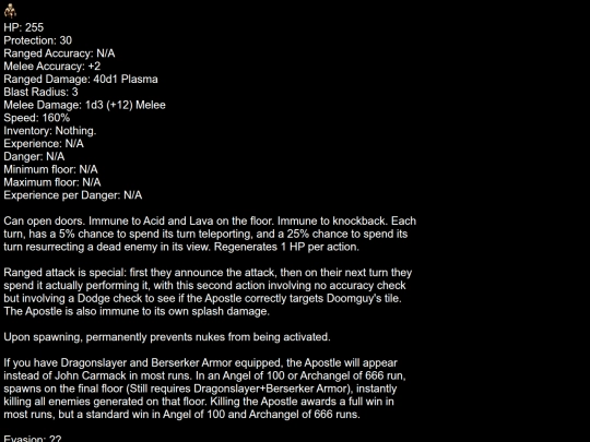 Analyses/DoomRL/Apostle screenshot