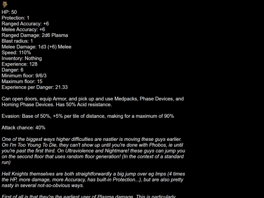 Analyses/DoomRL/HellKnight screenshot