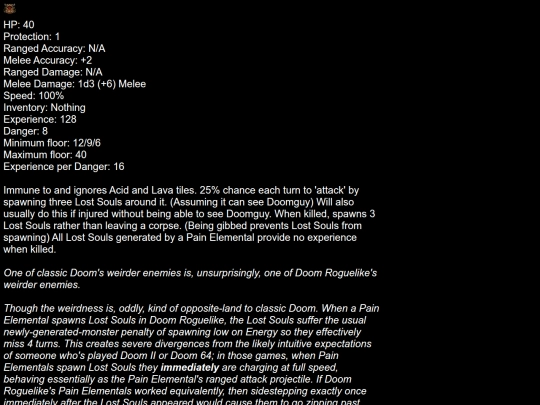Analyses/DoomRL/PainElemental screenshot