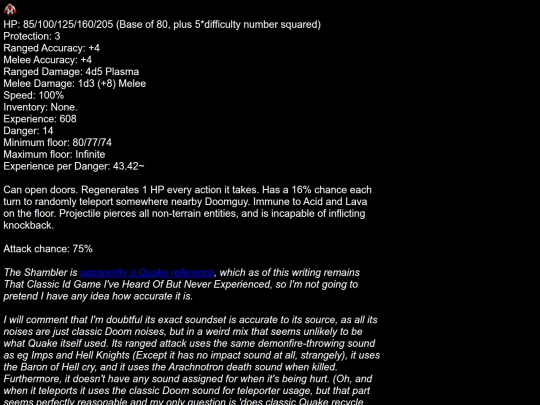Analyses/DoomRL/Shambler screenshot