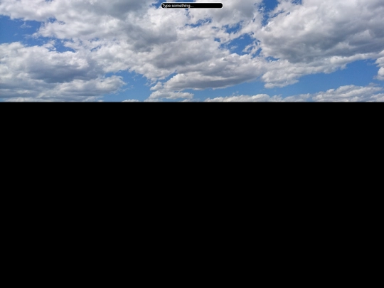 test screenshot