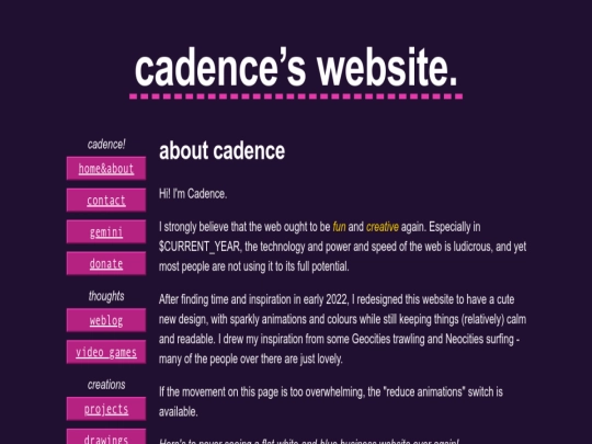 index screenshot