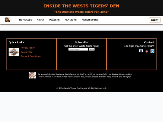 login screenshot