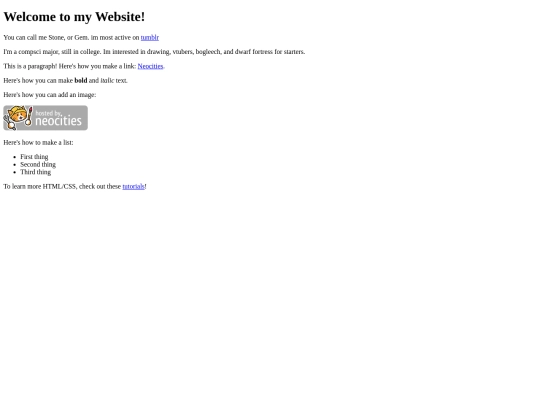 index screenshot