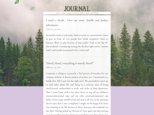 journal screenshot