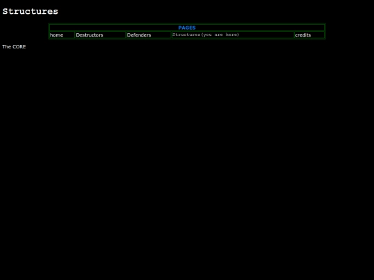 Structures screenshot