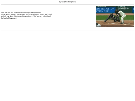 Menu screenshot