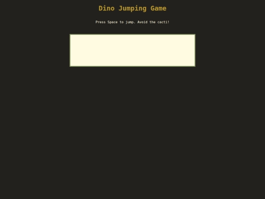 dino screenshot