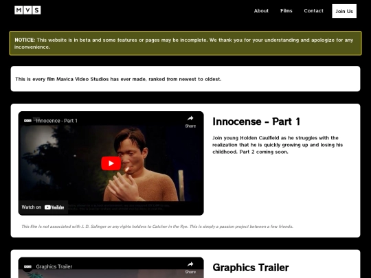 films screenshot