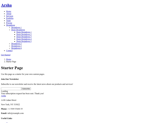 ZenVold/starter-page screenshot