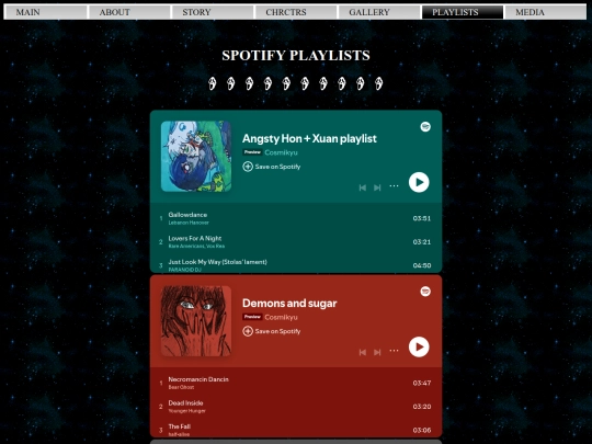 htmls/spotify screenshot