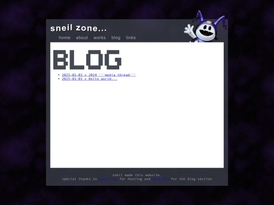 blog screenshot