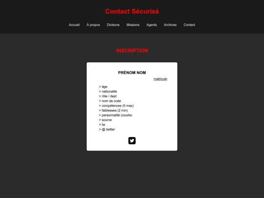 contact screenshot