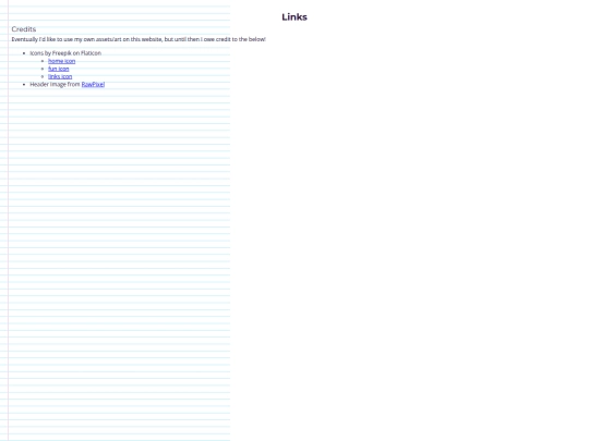 links screenshot