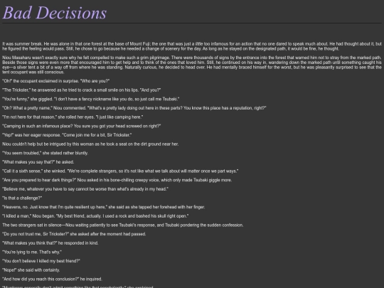 Bad Decisions - Niou Masaharu screenshot