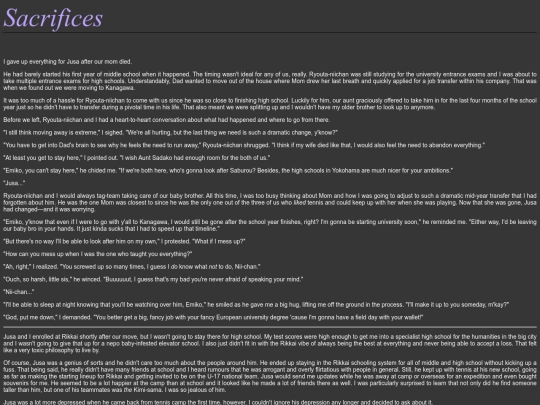 Sacrifices - Ochi Tsukimitsu screenshot