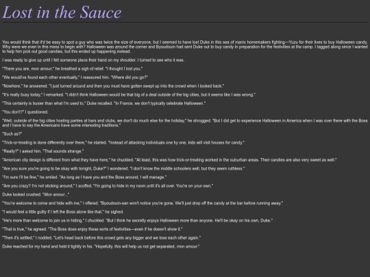 takano yuzu/Lost in the Sauce - Duke Watanabe screenshot