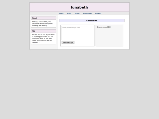 contact screenshot