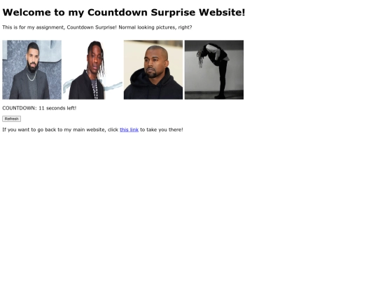 countdownsurprise screenshot