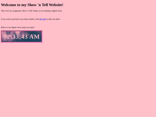 digitalclock screenshot