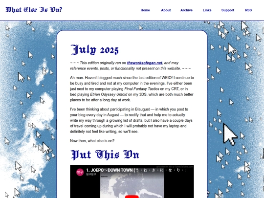 posts/2025-07-30-july-2025 screenshot
