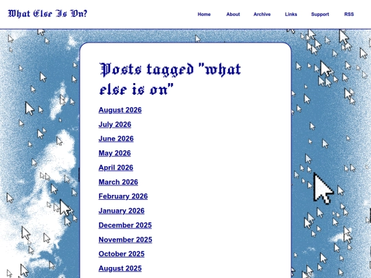 tagged/what-else-is-on screenshot