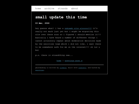 posts/2026-03-03-small-update-this-time screenshot