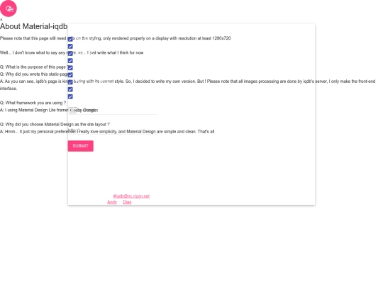 material-iqdb-master screenshot